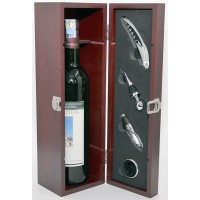 Винный набор «Кофр для бутылки с винными аксессуарами» 